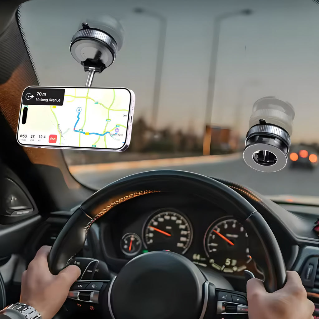 Magnetische Auto-Handyhalterung mit Vakuum