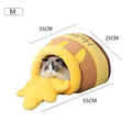 Katzenbett im Honigglas-Design – Gemütlich, süß