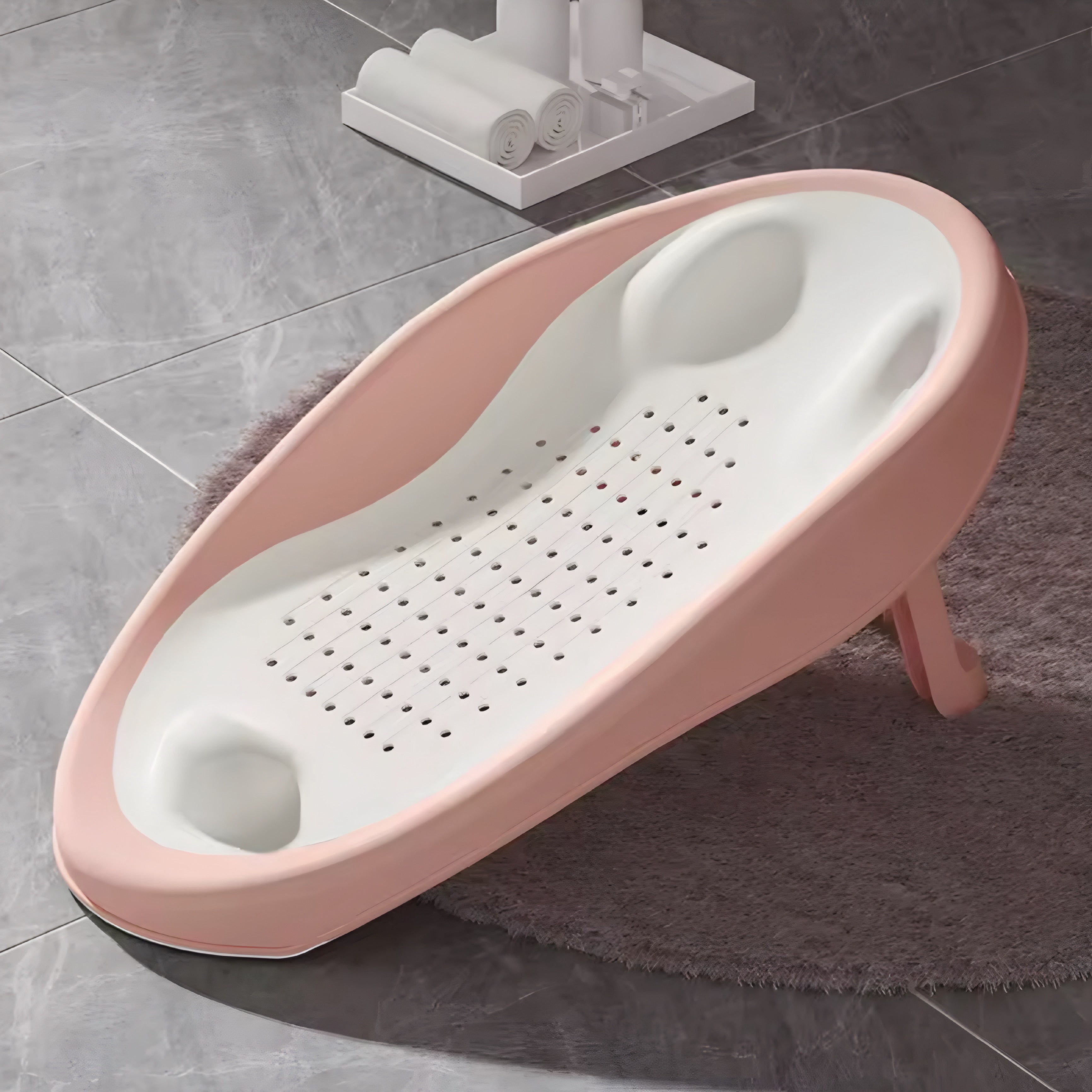 Klappbarer Baby-Badesitz mit ergonomischer Rückenlehne