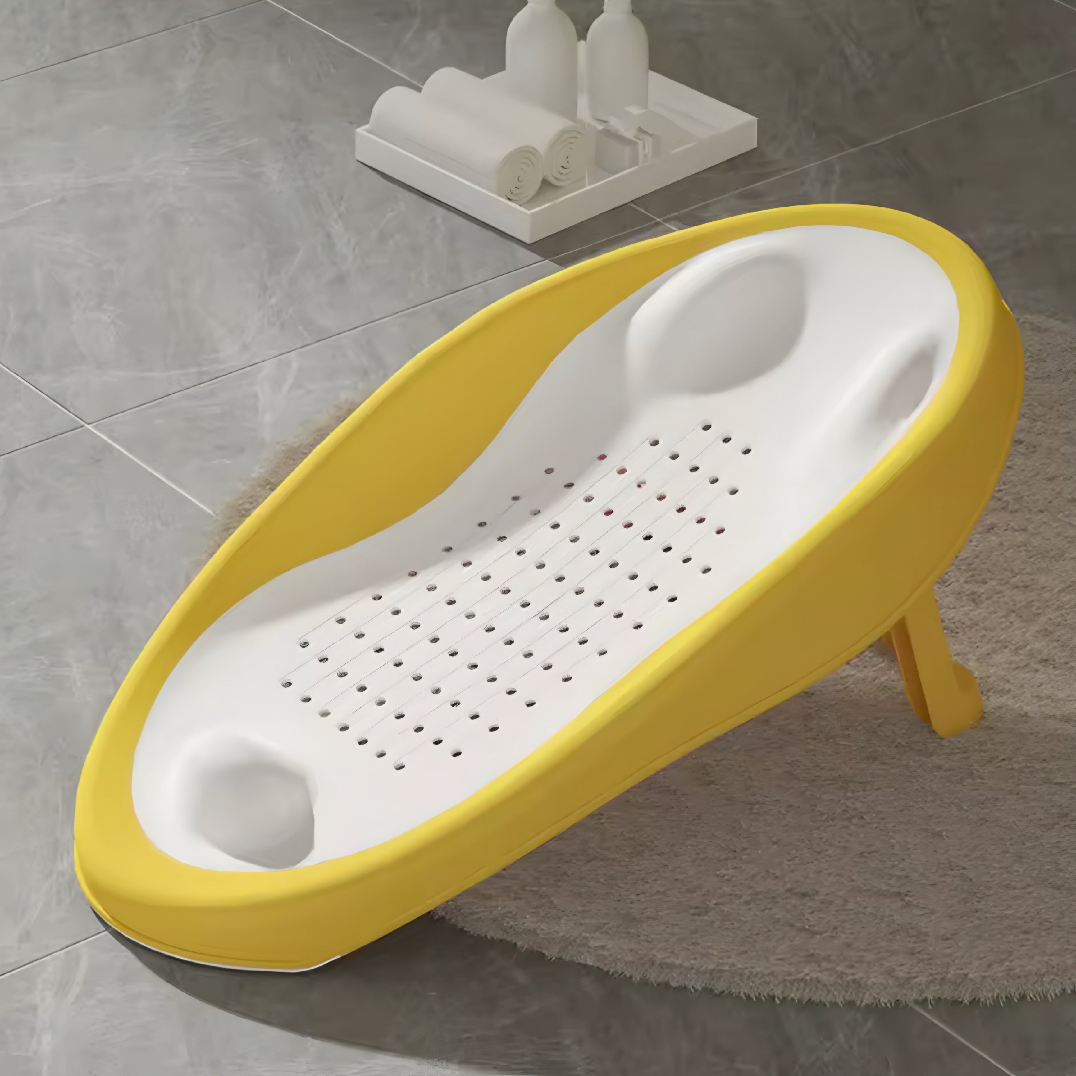 Klappbarer Baby-Badesitz mit ergonomischer Rückenlehne