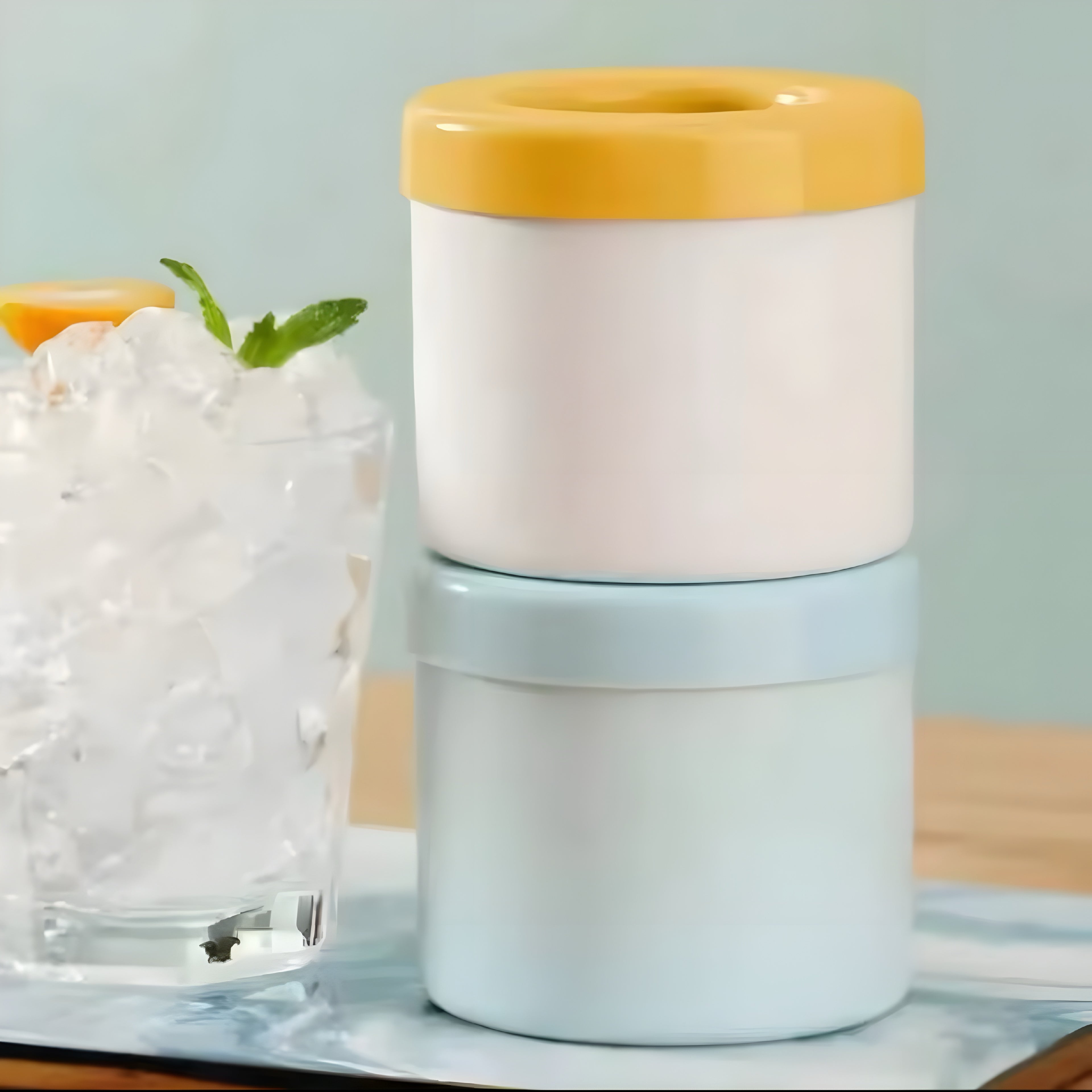 Silikon-Eiswürfelform & Eiskübel – 2-in-1 Lösung