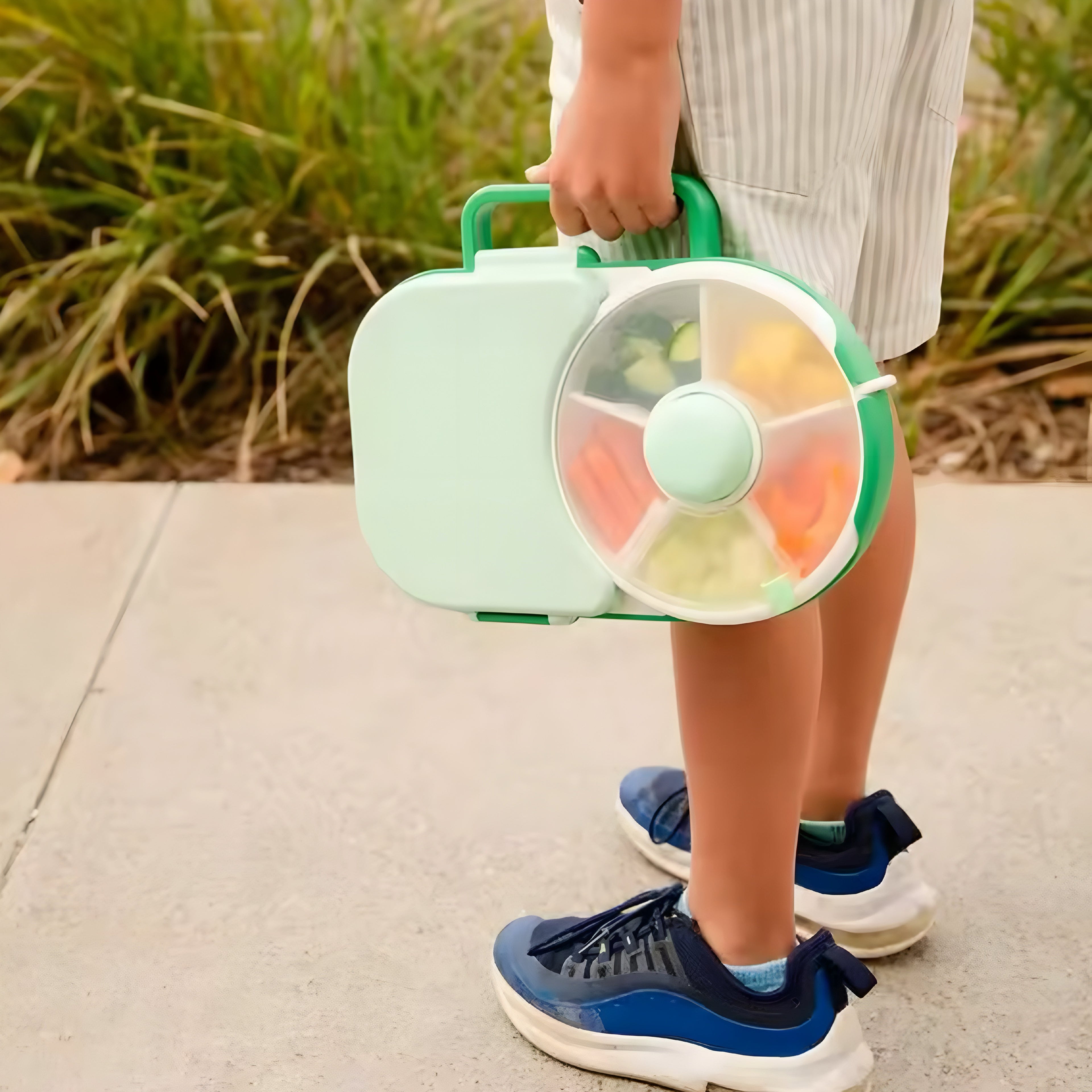 Kinder Lunchbox mit Drehfunktion & Snack-Spinner